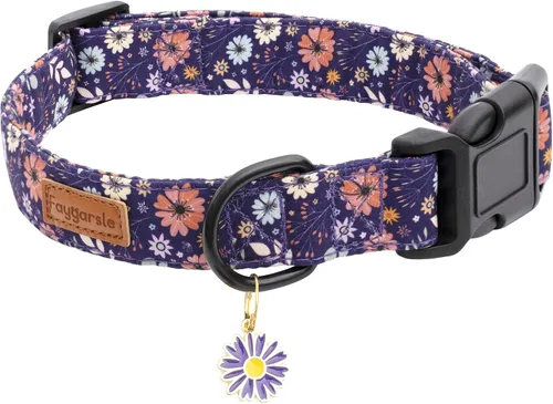 Miniatura 21 de Faygarsle Collar Lindo de Perro para Perras y Perros Machos, Collar Suave y Elegante para Mascotas con Diseño de Limón, Collar de Perro Amarillo