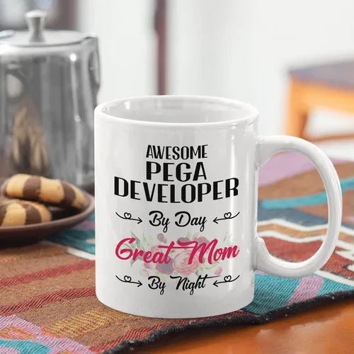 Miniatura 56 de Regalo del día de la madre de hija, hijo a mamá Taza de cerámica blanca de 11 oz, 15 oz - Analista Administrativo