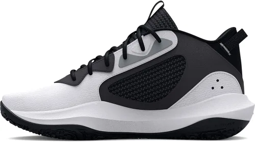 Miniatura 6 de Under Armour Lockdown 6 - Tenis de baloncesto unisex para adultos, Negro, marrón, blanco o gris