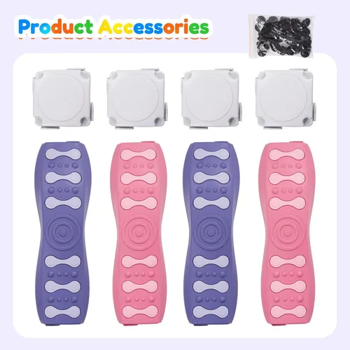 Miniatura 7 de Kids Balance Beam and Stepping Stones, 8 Pcs Toddler Balance Beam, Non-Slip Plastic Stepping Stones, Sensory Toys for Toddlers, Kids,Active Play for