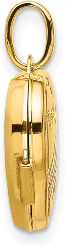 Miniatura 2 de Medallón de corazón en oro amarillo de 14 k, 0.591 in, 0.827 in x 0.591 in, Metal