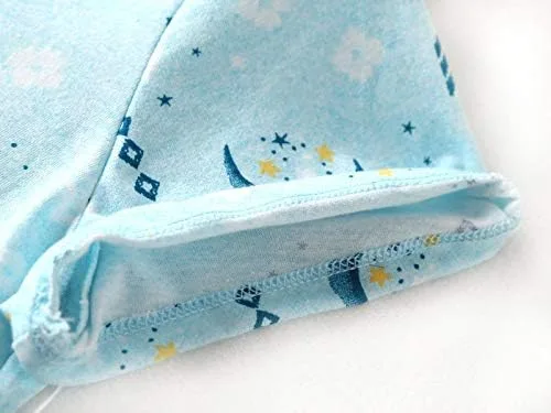 Miniatura 3 de PNAEONG Camisón de algodón para mujer, ropa de dormir de manga corta, camisa casual con estampado