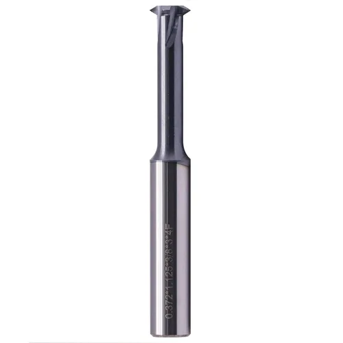 Miniatura 8 de BestParts Fresa de extremo de carburo sólido de paso único de 1/4" 20-56 TPI - Recubierto AlTiN, 4 flautas, diámetro de corte de .180", diámetro