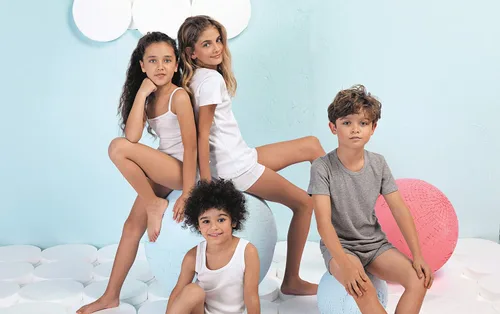 Miniatura 4 de Brix Camiseta sin mangas para niños, sin etiquetas, 100% algodón, súper suave, paquete de 4 novedades.