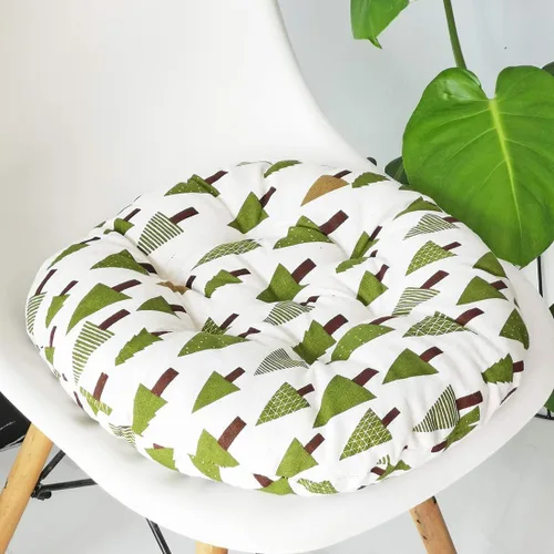 Miniatura 18 de vctops Cojín redondo suave bohemio para silla de jardín, patio, hogar, cocina, oficina, asiento, cojín de 16 pulgadas de diámetro Towel