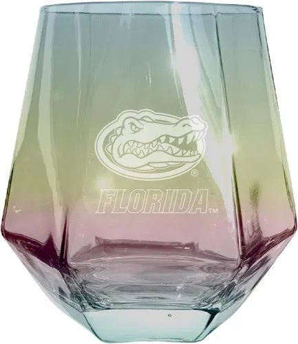 Miniatura 4 de Florida Gators - Copa de vino grabada con corte de diamante, sin tallo, de 10 onzas, producto universitario con licencia