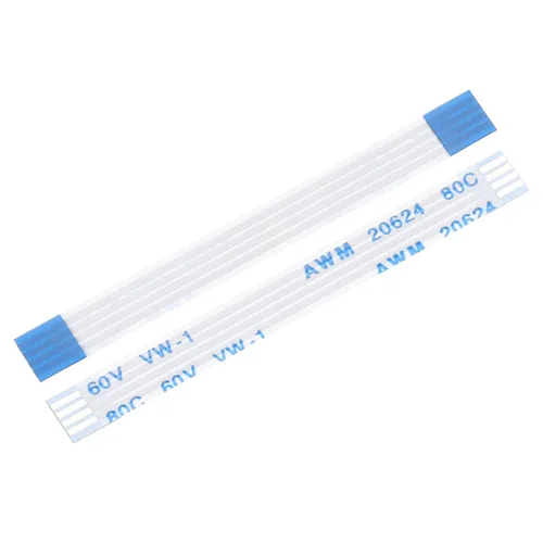 Miniatura 54 de uxcell Cable plano flexible, 5.906 in, 0.039 in, 4 pines, FPC FFC, cable de cinta flexible para TV LCD, audio de automóvil, reproductor de DVD, 10