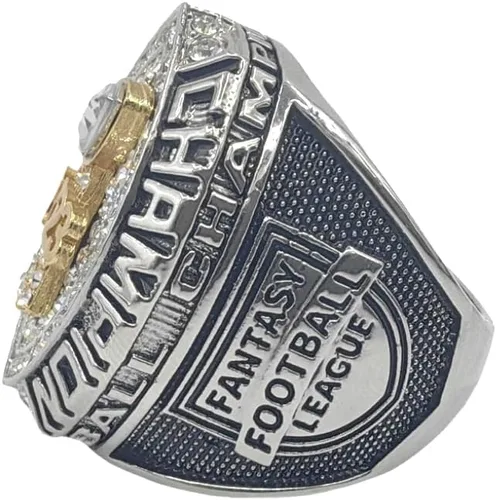 Miniatura 5 de Customize 2023 Fantasy Football Championship Rings Trophy Prize with Necklace