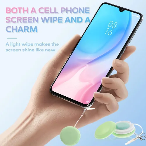Miniatura 3 de GLOCALL Macaron - Limpiador de pantalla de teléfono, limpiador de pantalla y anteojos, limpiador de pantalla de teléfono celular, limpiador creativo