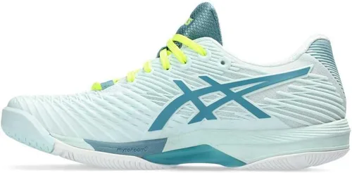 Miniatura 3 de ASICS Zapatillas de tenis Solution Speed FlyteFoam 2 para mujer 3-Calmante Mar Gris Azul