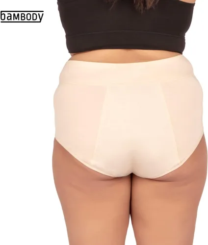 Miniatura 3 de Bambody Bragas absorbentes ropa interior de época para mujer, menstrual, posparto, ropa interior suave y transpirable para maternidad, 4 tampones