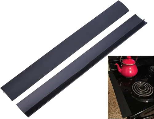 Miniatura 9 de Cubiertas de silicona para huecos de estufa, rellenos para huecos del horno que sellan espacios entre la estufa y la encimera, fáciles de instalar