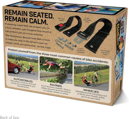 Miniatura 8 de Caja de Regalo de Broma de Cinturón de Seguridad para Bicicleta, Envuelve Tu Regalo Real en una Divertida Caja de Regalo de Broma Auténtica Prank-O