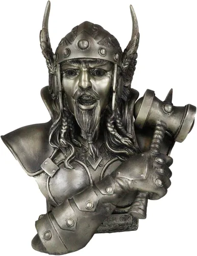 Miniatura 11 de Ebros Shapeshifter Half God and Half Jotunn Loki Busto Estatua 10.25 pulgadas de alto nórdico vikingo dios del trickster príncipe Asgard figura