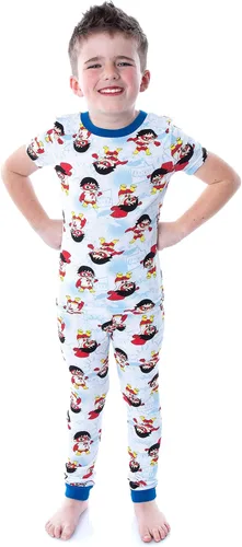 Miniatura 2 de Komar Kids Boys' Ryan's World 4 Piece Cotton Pajamas