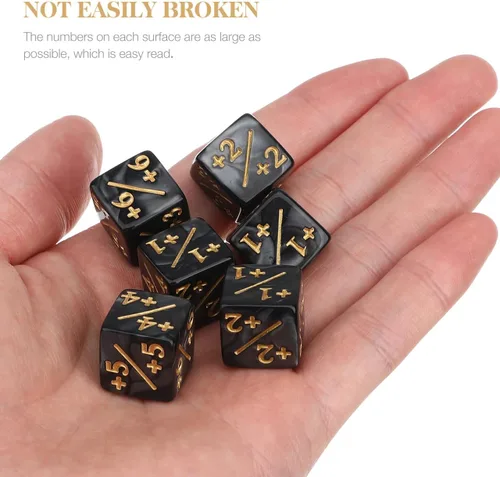 Miniatura 7 de Toddmomy Juego de contadores de dados de 24 piezas de acrílico de 0.62 pulgadas más fichas de dados para juegos de cartas, accesorios