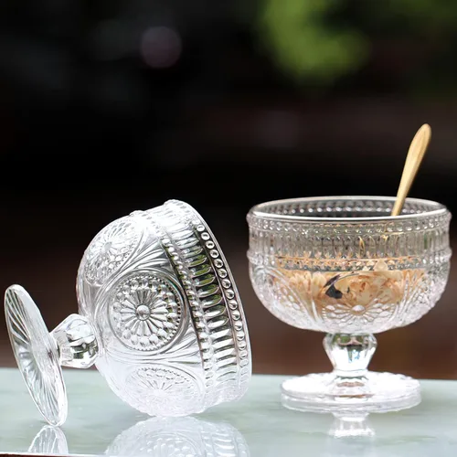 Miniatura 7 de Kingrol Paquete de 6 cuencos de postre de vidrio, mini cuencos de 10 onzas, cuencos de vidrio para servir helado, frutas, pudín, aperitivos