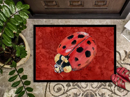 Miniatura 3 de Caroline's Treasures 8870JMAT - Tapete para puerta delantera, 24 x 36 pulgadas, para interiores y exteriores, para entrada, antideslizante, lavable