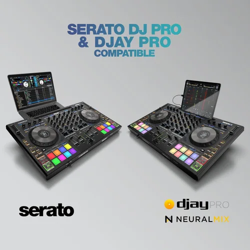 Miniatura 7 de Reloop Mixon 8 Pro Controlador DJ de 4 canales, negro