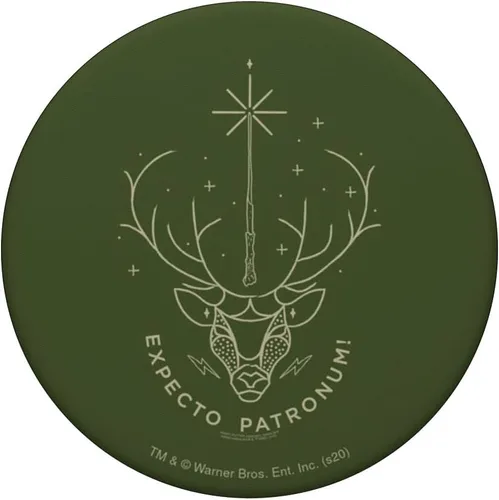 Miniatura 3 de Harry Potter Expecto Patronum! PopSockets agarre y soporte para teléfonos y tabletas, Negro