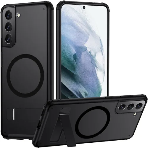 Miniatura 14 de TIANNIUKE Funda Magnética para Samsung Galaxy S21 5G, Mate Translúcida Anti-Huellas Dactilares, Compatible con MagSafe, Ajuste Delgado a Prueba