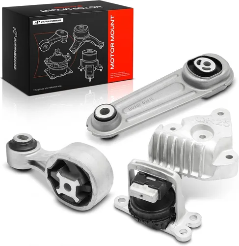 A-Premium Juego de 3 piezas de soporte de motor y soporte de puntal de par compatible con Nissan Rogue 2014-2020, X-Trail 2014-2019 y Renault Koleos