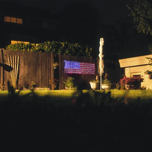 Miniatura 7 de XTF2015 - Cadena de luces LED de la bandera de los Estados Unidos, resistente al agua, para Navidad, festival, vacaciones, día de la independencia