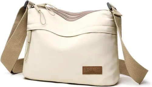 Miniatura 9 de Bolsos cruzados para mujer, bolsa de hombro pequeña de nailon, ligera, casual, simple, adecuada para el trabajo y viajes diarios