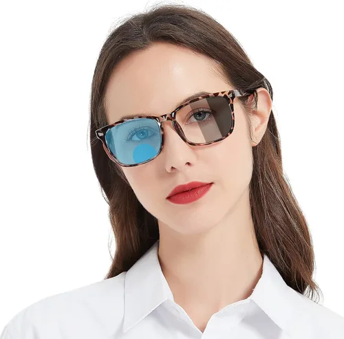 MARE AZZURO Gafas de lectura bifocales fotocrómicas para mujer, luz azul, lectores al aire libre 1.0 1.25 1.5 1.75 2.0 2.25 2.5 2.75 3.0 3.5