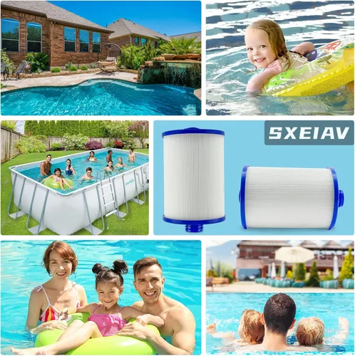 Miniatura 7 de Filtros de spa de repuesto para Unicel 6CH-940, PWW50P3 Filtro de spa para tina de hidromasaje PWW50P3, para Filbur FC-0359, para vías fluviales