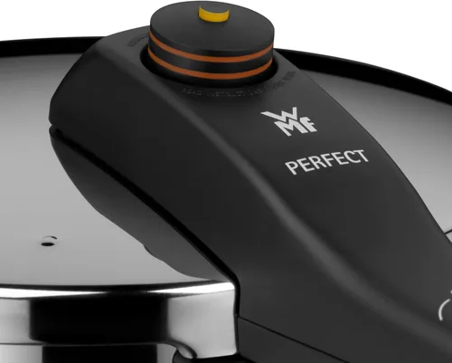 Miniatura 9 de WMF Perfecto – Set con olla rápida de 8.7 in de diámetro 8 litros y medio + cuerpo 4 litros y medio, acero inoxidable Cromargan para inducción