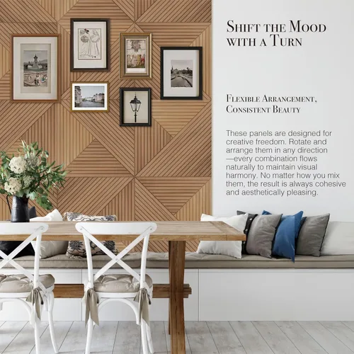 Miniatura 4 de Soon Global Paneles acústicos para pared, 6 piezas de 23.62 x 23.62 pulgadas, paneles acústicos artísticos, paneles acústicos decorativos, paneles