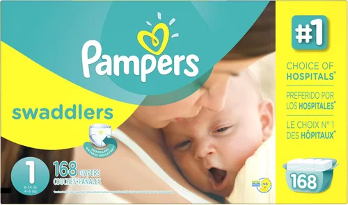 Miniatura 11 de Pampers Swaddlers Pañales para recién nacido talla 1 (8-14 libras), 35 unidades, Jumbo