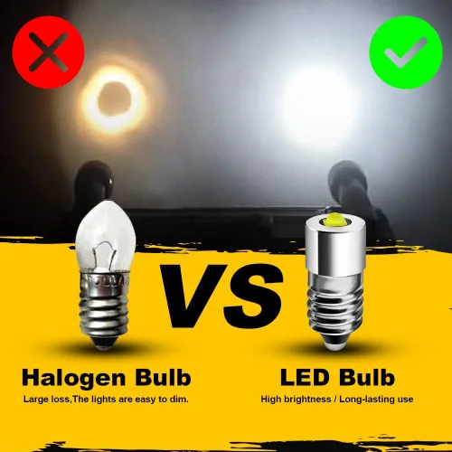 Miniatura 5 de Bombilla LED E10 actualizada, 3 W AC/DC 6-30 V, kit de conversión de bombilla LED para linterna, linterna de bicicleta, luz de trabajo, bombillas