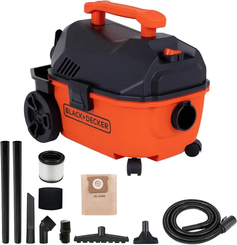 Miniatura 8 de BLACK+DECKER Aspiradora de Taller de 2.5 Galones, Aspiradora Húmeda y Seca de 3 HP Pico con Potente Succión, Portátil para Garaje, Automóvil y Uso