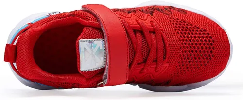 Miniatura 7 de Hetios Zapatos para niños y niñas, ligeros, atléticos, para correr, transpirables, de punto, para la escuela (bebéniño pequeñoniño grande)