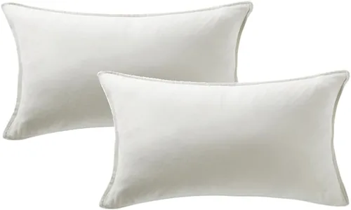 Miniatura 14 de Fancy Homi - Paquete de 2 fundas de almohada decorativas azul real de 14x14 pulgadas para sala de estar, sofá cama, sofá, decoración moderna bohemia