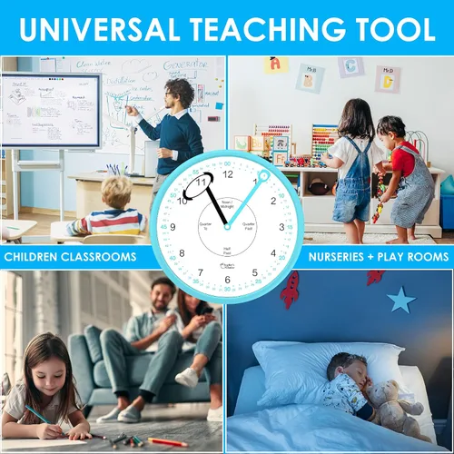 Miniatura 3 de Teacher's Choice Reloj de pared educativo
