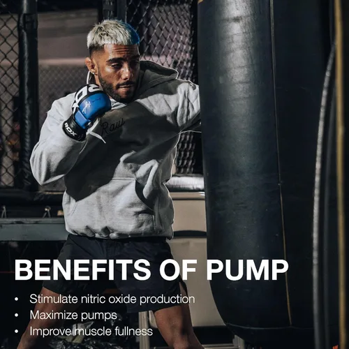 Miniatura 4 de RAW Pump sin estimulantes para preentrenamiento (Mentalidad de Campeón) - Suplemento en polvo con impulsor de óxido nítrico sin estimulantes
