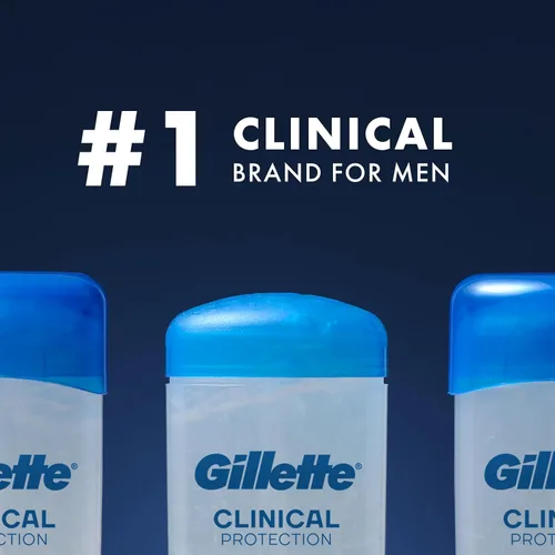 Miniatura 6 de Gillette Antitranspirante clínico y desodorante para hombres, protección 72HR contra el sudor y el olor, frescura de larga duración, tecnología