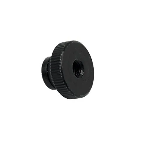 Miniatura 4 de 10 unids M2 negro plateado acero al carbono moleteado tuerca pulgar tuerca aprieta la tuerca 3D Impresoras piezas de pared cortina