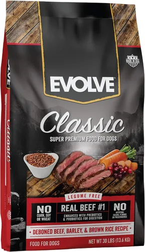 Miniatura 19 de Evolve Classics - Comida para perros con receta de cordero y arroz integral, 3.75 libras