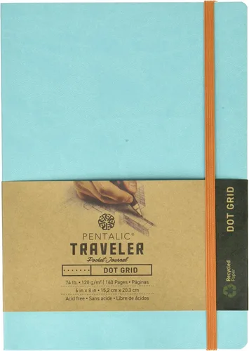 Miniatura 15 de Cuaderno de bocetos Travelers Dot Grid Pentalic Art, libre de ácidos