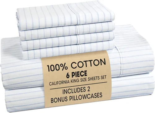 Miniatura 87 de Casa Platino Sábanas de cama individual XL, sábanas de 100 % algodón con 2 fundas de almohada, tejido percal crujiente y sensación acogedora, verde