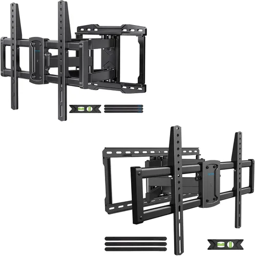 Soporte de pared para TV de movimiento completo para soportes de TV de 37 a 86 pulgadas de hasta 132 libras y soporte de pared para TV para la