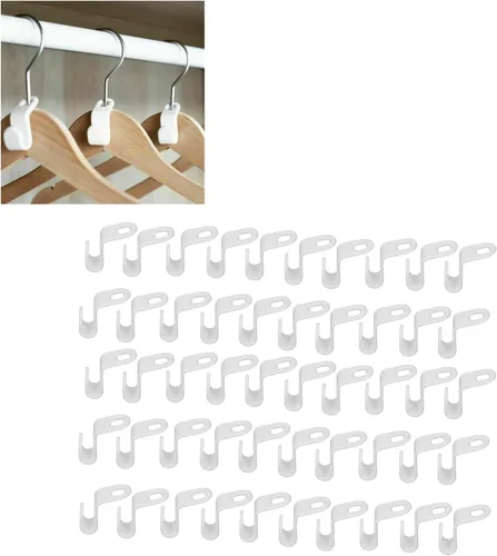 Miniatura 6 de Pilipane Ganchos de conector para colgar ropa, clips extensores de percha, mini ganchos en cascada para colgar ganchos de conexión en cascada