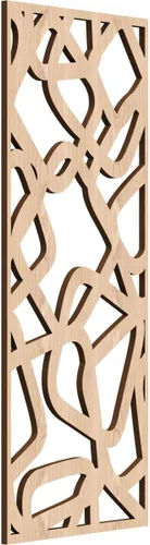 Acme Paneles de pared decorativos de madera con calado, 9 3/8 pulgadas de ancho x 24 3/8 pulgadas de alto x 1/4 de alto, roble rojo