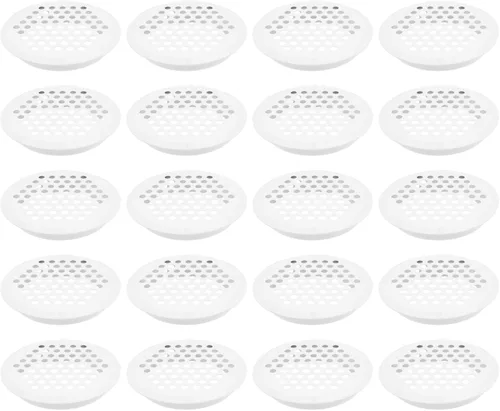 Miniatura 9 de Semetall Air Vents - Paquete de 20 rejillas de ventilación circulares de acero inoxidable de 0.748 in (0.75 pulgadas) para cocina, baño, gabinete