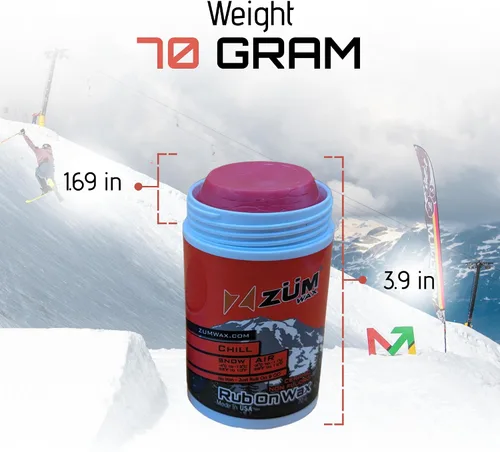 Miniatura 7 de ZUMWax Ski Snowboard Cerámica No Fluoro RUB ON Racing Wax