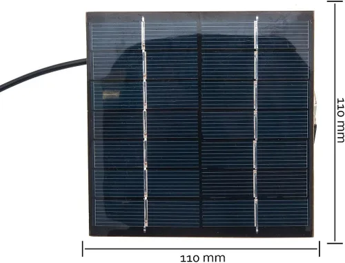 Miniatura 6 de MASO Bomba de fuente de agua alimentada por panel solar de 7 V, 1.4 W, 180 L/H, fuente de agua, para jardín, piscina, estanque, acuario, sin